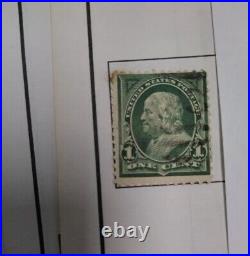 U. S. Postage With1898 Stamp One Cent Benjamin Franklin, Extremely Rare