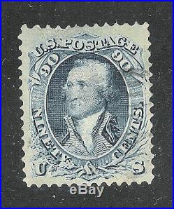 U. S. Scott 101 Washington 90c XF wth light cancel stamp