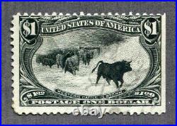 U. S. Scott #292 One Dollar Trans-Mississippi Expo Stamp Used Sound