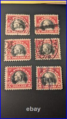 U. S. Stamp #547 X 12 used in mixed condition