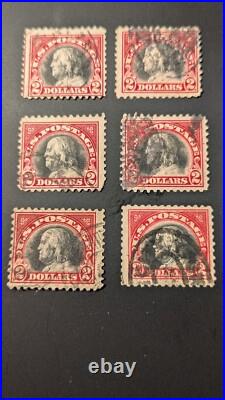 U. S. Stamp #547 X 12 used in mixed condition