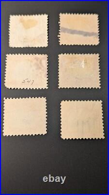 U. S. Stamp #547 X 12 used in mixed condition
