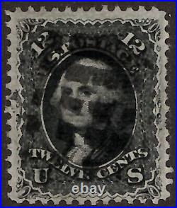 U. S. Stamps 90 SON Black Grid Fancy Cancel