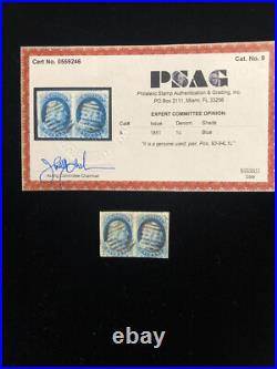 U. S USED #9 PAIR, WithPSAG CERTIFICATE