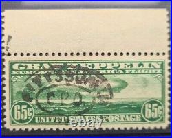 UNITED STATES 1930 GRAF ZEPPELIN SET OF THREE, Pittsburgh Cancels With CERT