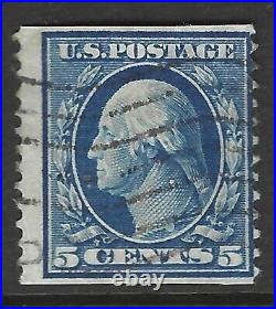 UNITED STATES OF AMERICA1909 5c Coil stamp Imperf x perf 12 Scott #355 used