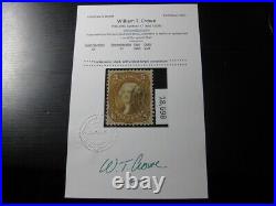 UNITED STATES Sc. #67 rare used stamp with Crowe cert! SCV $1,000.00