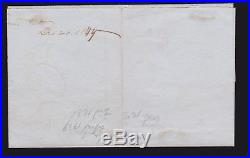 US 1 1847 5c Franklin on Cover from New Haven to New London, CT VF-XF SCV $450