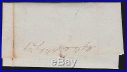 US 1 5c Franklin on FLS Cover Tied by Red Grid with New Haven, CT CDS SCV $450