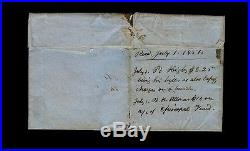 US#1 Montfort, Wisconsin Use 6/25/1851 2pg Reverand Ebenezer Willimas letter