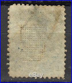 US # 101 VF USed Fresh stamp with deep color & strong grill from 1867 SCV $2400