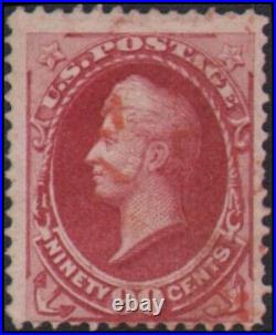 US #155 Used red cancel