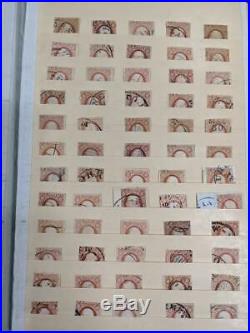 US 1850s Stamps #11/11A Used (x332) in vintage Nassau Street Stockbook CV $5000+