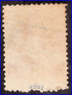 US # 210 (1881) 2c-Grade VG-EFO Partial Plate # on bottom of stamp. SCARCE