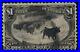 US #292, $1.00 Cattle in Storm, used, small thin/crease, Scott $700.00