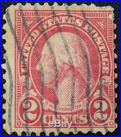 US 2c Washington #634A Stamp Perf Error