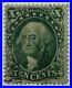 US #32 1857 10c green Wash. Type II Used/VF -choice example