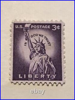 US 3c Statue of Liberty Used Stamp