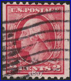 US #449 2c Washington SLW Type l USED Stamp