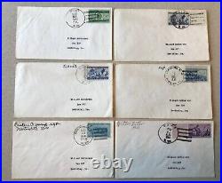 US 47 WV LDC Covers Lot DPO 1951-68 West Virginia Stamp Collection 4 Bar Cancel