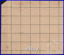 US #630 1926 White Plaines USED Sheet of 25 Stamps