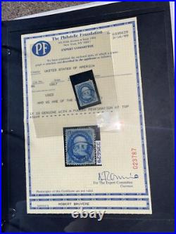 US #86 1c BENNY BOY E GRILL MASS MA CANCEL VF/XF DEEP BLUE 1867 STAMP + PF CERT US #86 1c BENNY BOY E GRILL MASS MA CANCEL VF/XF DEEP BLUE 1867 STAMP + PF CERT