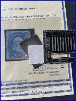 US #86 1c BENNY BOY E GRILL MASS MA CANCEL VF/XF DEEP BLUE 1867 STAMP + PF CERT US #86 1c BENNY BOY E GRILL MASS MA CANCEL VF/XF DEEP BLUE 1867 STAMP + PF CERT