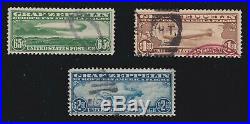 US C13-C15 Graf Zeppelin Air Mail Complete Set Used VF-XF SCV $1075