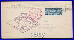US C15 $2.60 Graf Zeppelin Air Mail on Flown Cover VF-XF withEnclosure SCV $625