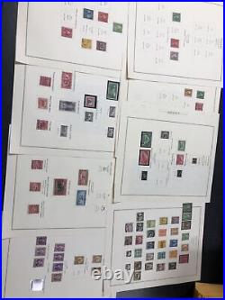 US Collection on Scott Pages 1800's 1980 Mint & Used lots of Catalogue Value