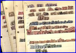 US, Excellent Accumulation of USED 19th/20th century stamps in stock sheets