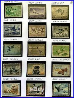 US Federal Duck Lot 49 Stamps SC#RW1-RW49 CV$1606