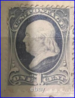 US Franklin 1c Stamp to Be Sold Excellent Condition