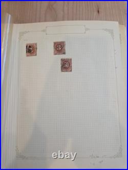 US High Value Used Stamp Collection in Scott Album Pages. Unwatermarked Lot