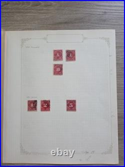 US High Value Used Stamp Collection in Scott Album Pages. Unwatermarked Lot
