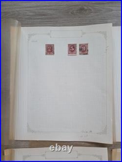 US High Value Used Stamp Collection in Scott Album Pages. Unwatermarked Lot