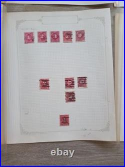 US High Value Used Stamp Collection in Scott Album Pages. Unwatermarked Lot