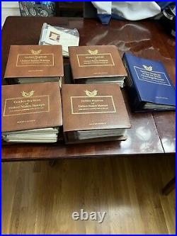 US POSTAL GOLDEN REPLICAS OF UNITED STATES ALBUMS 22kt Gold 80's