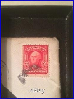 US Postage Stamp George Washington Two Cent 2¢ Red Stamp 1902 Shield Very Rare