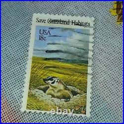 US Postage Stamp Lot International Peace Garden Grass Lands Horticulture +++