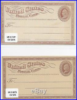 US Postal Postcards UX 1 UYs & more Lot +450 Rare Antique Mint & Used Sv +$1930