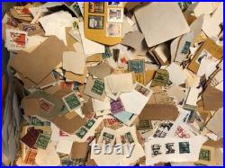 US Precancels On Paper Mixture, 3½ Pounds Nice Mix withLocals, Bureaus, Dateds