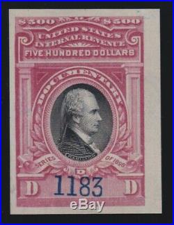 US R180 1899 $500 Revenue Used VF-XF appr with PF Certificate SCV $800