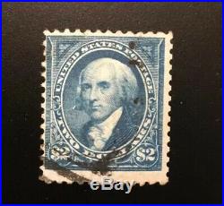 US Regular Issues 1894 Scott #262 $2 Madison (small corner crease) $1250 USED