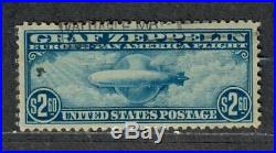 US Sc#c15 Used/VF, Zeppelin Tiny Pinpoit Thin, Cv. $550