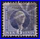 US Scott 115, 1869 Washington, 6c ultramarine, VERY FINE USED Fancy Cancel