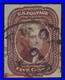 US Scott # 12 Crowe Graded VF 80 New Orleans & Red Exchange Cancels (P7)