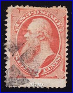 US Scott 138 Used 7 cent Grill 1871 Vermilion Lot AP2564 bhmstamps