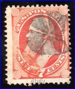 US Scott 138 Used 7 cent Vermilion 1871 Lot A027 bhmstamps