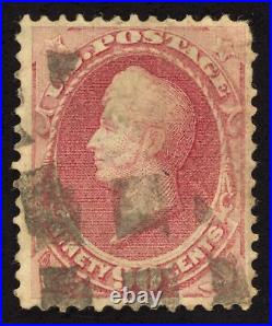 US Scott 166 Used 90c rose carmine Oliver Perry Lot MS072 bhmstamps